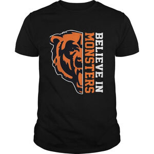 Believe In Monsters Chicago Bears Football Fan Tshirt